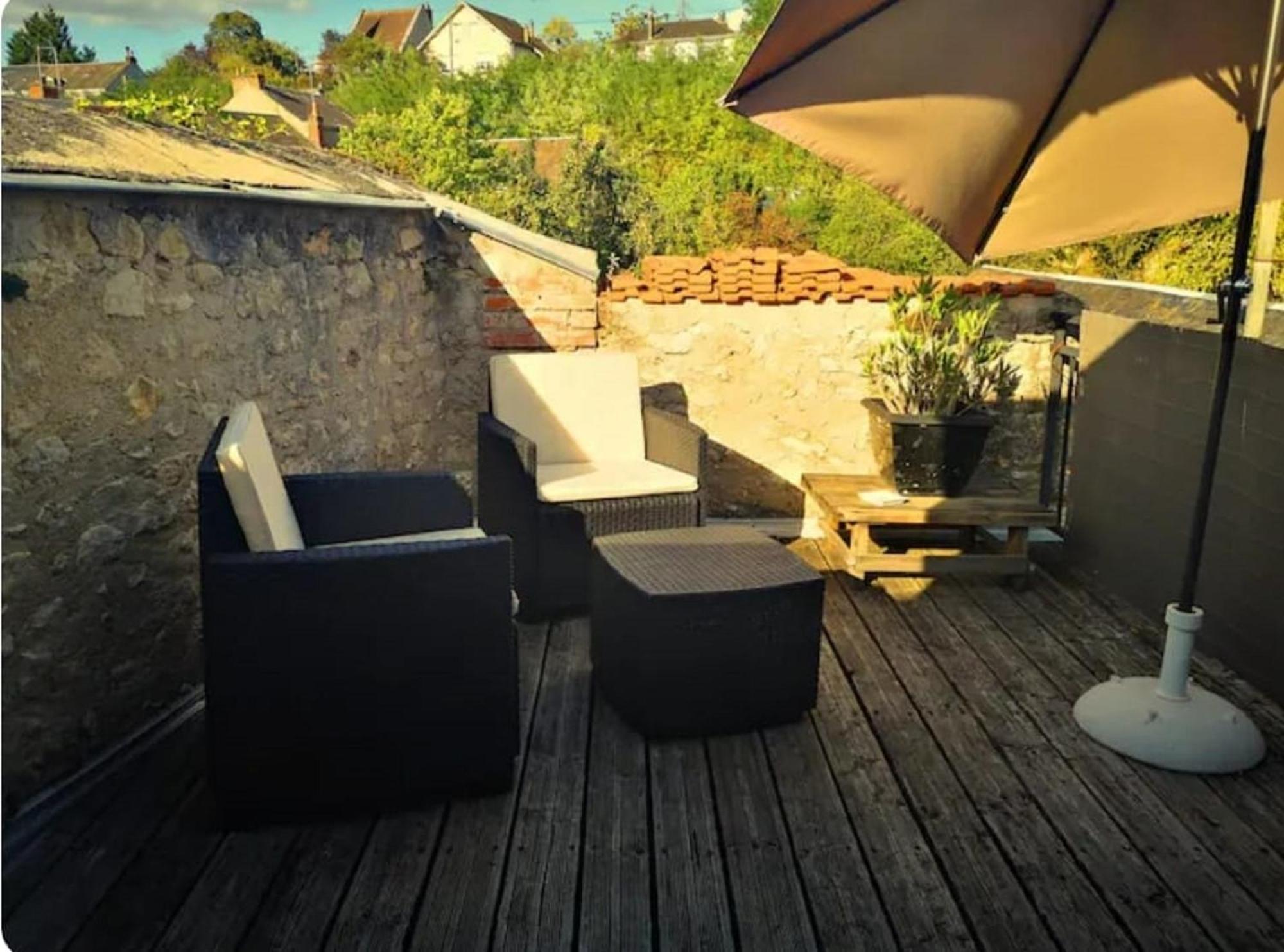 Chambres Avec Salle De Bains Et Cuisine En Centre Ville Argenton Sur Creuse Kültér fotó